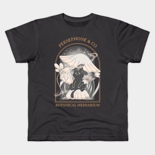hades and persephone greek mythology bookish dark cottagecore Kids T-Shirt